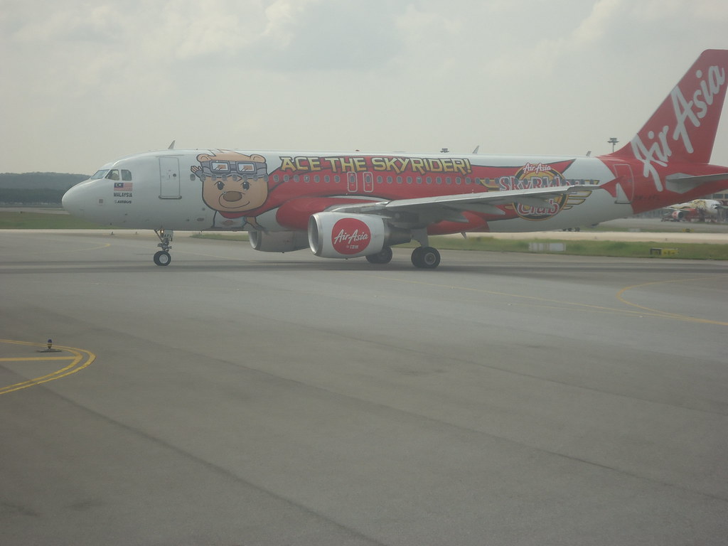 早朝の飛行機